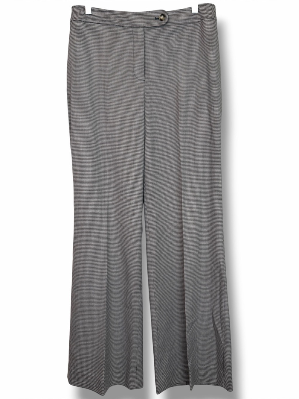 Evan Picone Vintage Beige Tan Black Houndstooth Trousers Dress Pants size 10